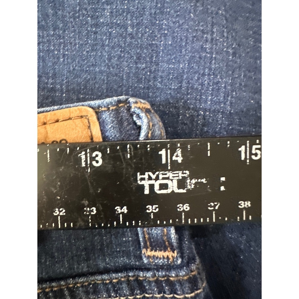 Levis 515 Capri Jeans Womens 6 Dark Wash Cuffed Cropped Denim Pants Mid Rise - Picture 5 of 5